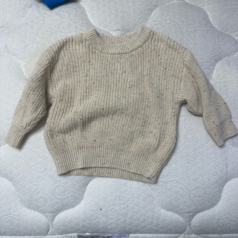 KINDLY the Label - Chunky Knit Sweater in Confetti (6-12 months)